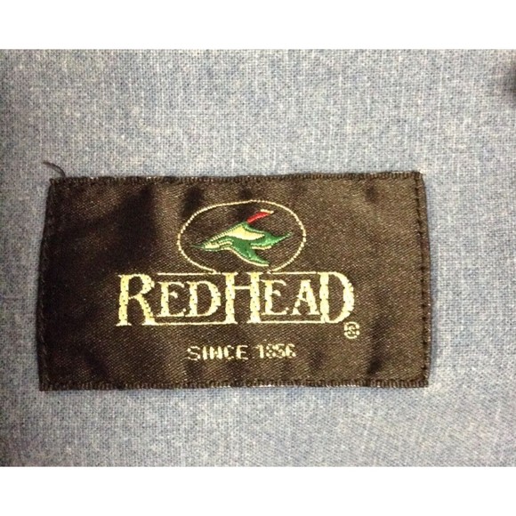 VTG Redhead Denim Shirt Mens 2XL Blue Shacket Button-up Long Sleeve Workwear - Picture 9 of 11